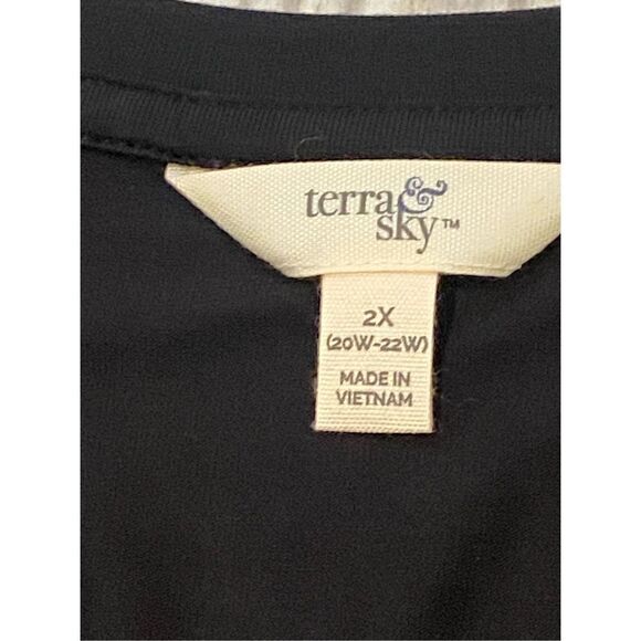 Terra & Sky plus size knee length dress size 2X - Picture 7 of 12